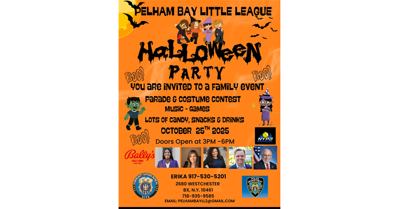 Halloween Party, Saturday, October 25, 3pm to 6pm